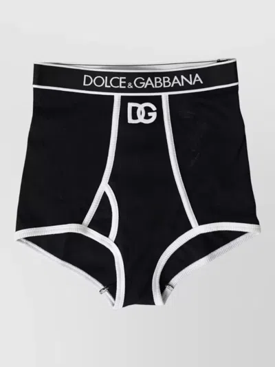 Dolce & Gabbana Cotton Briefs In Black