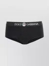 Dolce & Gabbana Cotton Briefs With Elastic Waistband And Logo Detail In Black