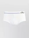 Dolce & Gabbana Cotton Briefs With Elastic Waistband And Ribbed Texture In White