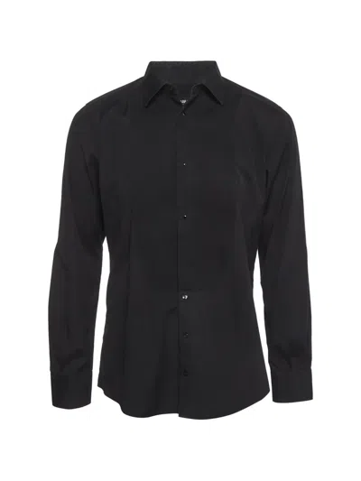 Pre-owned Dolce & Gabbana Cotton Buttoned Shirt In Black
