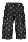 DOLCE & GABBANA COTTON CARGO BERMUDA SHORTS