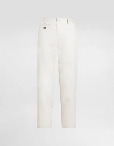 Dolce & Gabbana Cotton Cargo Pants With Tag In Beige