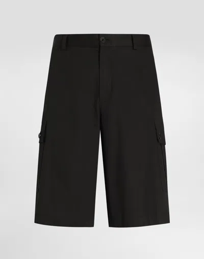 DOLCE & GABBANA COTTON CARGO SHORTS