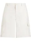 Dolce & Gabbana Stretch-cotton Cargo Shorts In Neutrals
