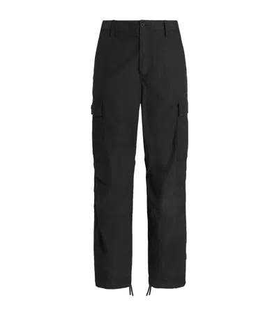 Dolce & Gabbana High-waist Cargo Trousers In Schwarz