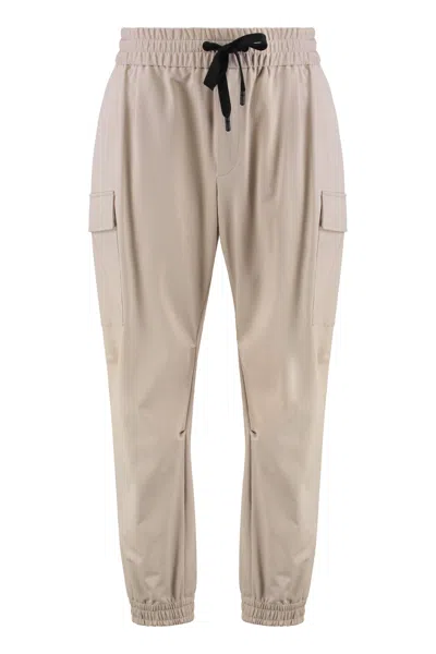 Dolce & Gabbana Cotton Cargo-trousers In Brown