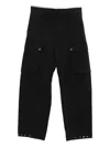 Dolce & Gabbana Cotton Cargo Trousers Clothing In Black