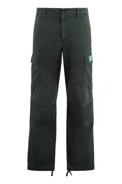 Dolce & Gabbana Green Garment-dyed Cargo Pants