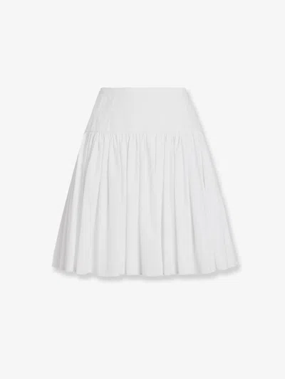 Dolce & Gabbana Cotton Circle Skirt In White