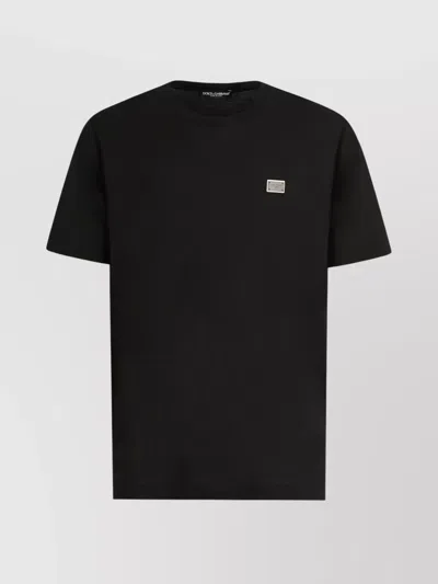 DOLCE & GABBANA COTTON CREW NECK SHORT SLEEVE T-SHIRT