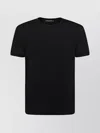 Dolce & Gabbana Dolce&gabbana Black T Shirt With Logo Embroidery