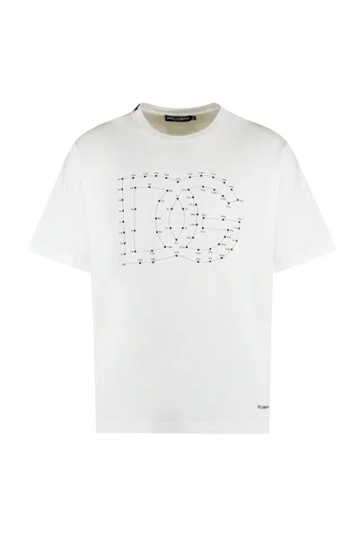 DOLCE & GABBANA DOLCE & GABBANA COTTON CREW-NECK T-SHIRT
