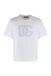 Dolce & Gabbana White T-shirt With Iconic Dg Logo Graphic