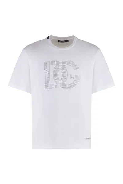 DOLCE & GABBANA DOLCE & GABBANA COTTON CREW-NECK T-SHIRT