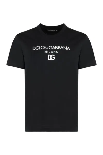 DOLCE & GABBANA DOLCE & GABBANA COTTON CREW-NECK T-SHIRT