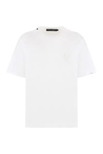 DOLCE & GABBANA COTTON CREW-NECK T-SHIRT