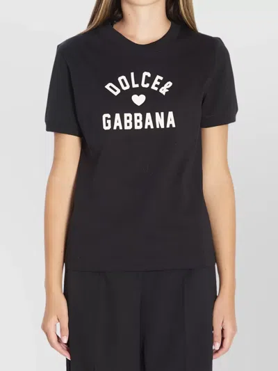 DOLCE & GABBANA COTTON CREW NECK T-SHIRT