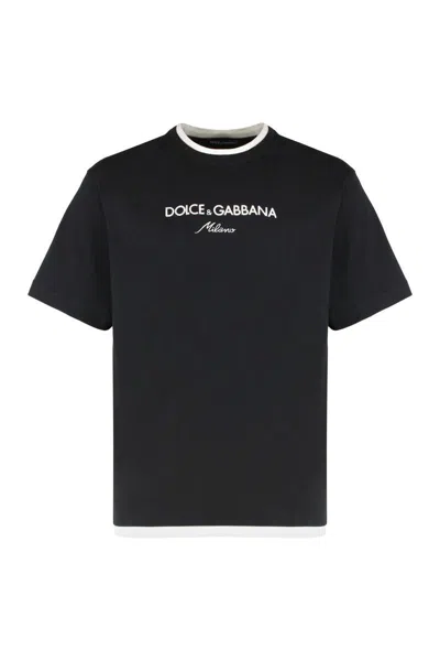 DOLCE & GABBANA DOLCE & GABBANA COTTON CREW-NECK T-SHIRT