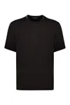 Dolce & Gabbana Dolce&gabbana Black T Shirt With Logo Embroidery In Black