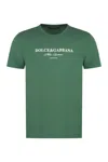 Dolce & Gabbana T-shirt Reg Fit In Green