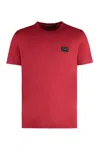 Dolce & Gabbana Men's Cotton Crew-neck T-shirt In Red