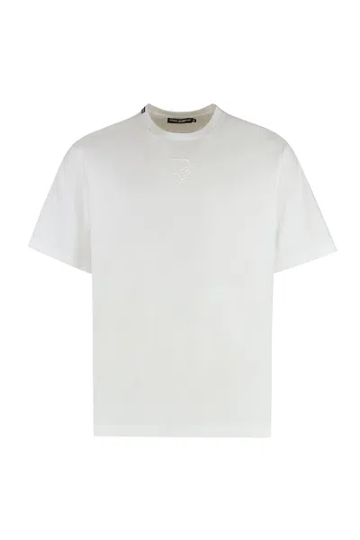 Dolce & Gabbana Logo Tag T-shirt In White