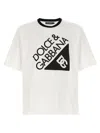 Dolce & Gabbana Graphic T-shirt Short Sleeves In White