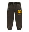 Dolce & Gabbana Boy's Embroidered Interlocked Logo-print Joggers