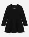 Dolce & Gabbana Abito Maniche Lunghe In Black