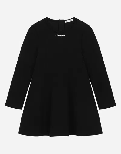 Dolce & Gabbana Abito Maniche Lunghe In Black