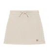 Dolce & Gabbana Logo-appliqué Lurex Skirt