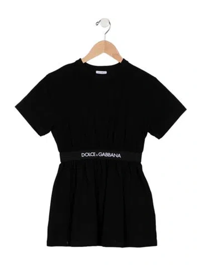 Pre-owned Dolce & Gabbana Kids' Cotton Dress In Black