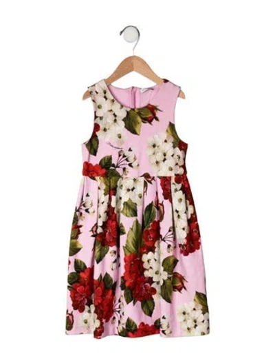 Pre-owned Dolce & Gabbana Kids' Cotton Dress In Red
