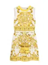 Dolce & Gabbana Majolica Cotton-blend Brocade Minidress