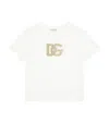 Dolce & Gabbana Cotton Embellished Logo T-shirt