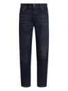 Dolce & Gabbana 5-pocket Jeans With Belt Loops And Contrast Stitching In Black