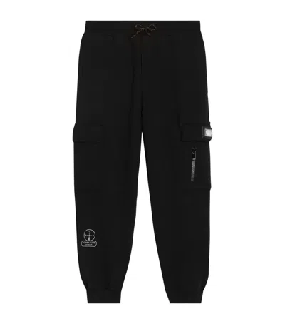 Dolce & Gabbana Kids' Cotton-fleece Sweatpants In Black