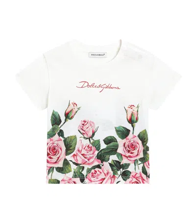 Dolce & Gabbana Kids' Cotton Floral T-shirt