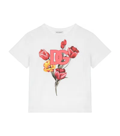 Dolce & Gabbana Kids' Cotton Floral T-shirt