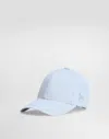 Dolce & Gabbana Cotton Gabardine Baseball Cap In Blue