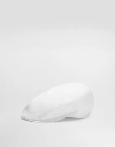 Dolce & Gabbana Cotton Gabardine Flat Cap