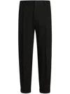 Dolce & Gabbana Cotton-gabardine Tailored Trousers - Men's - Cotton/spandex/elastane In Black