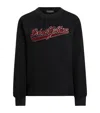 Dolce & Gabbana Cotton Graphic Sweatshirt In Black