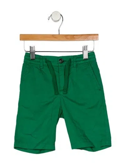 Pre-owned Dolce & Gabbana Babies' Cotton Green Pants With Drawstring Waist