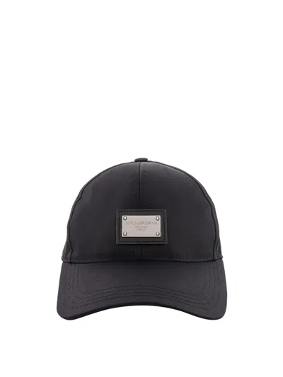Dolce & Gabbana Cotton Hat In Black