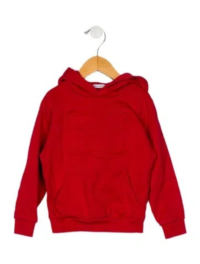 Pre-owned Dolce & Gabbana Babies' Cotton Hooded Sweatshirt In Red