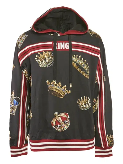 Pre-owned Dolce & Gabbana Cotton Hoodie In Black