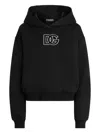 Dolce & Gabbana Cotton Hoodie In Black