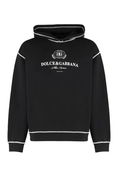 DOLCE & GABBANA COTTON HOODIE