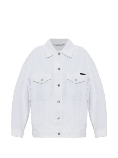 Dolce & Gabbana Cotton Jacket In White